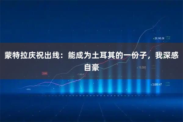 蒙特拉庆祝出线：能成为土耳其的一份子，我深感自豪