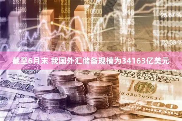 截至6月末 我国外汇储备规模为34163亿美元
